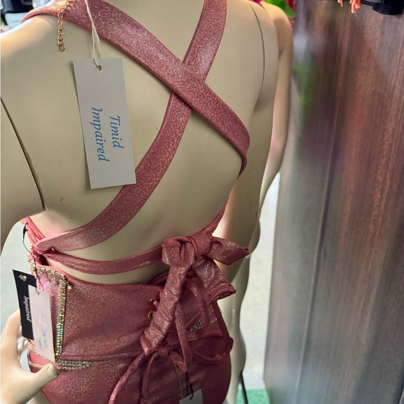 Coral pink diamond bikini bra - Picture 7 of 8